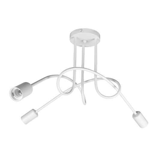 Biała lampa sufitowa z 3 źródłami światła ETICA 3 ze sklepu Lysne w kategorii Lampy sufitowe - zdjęcie 184194737