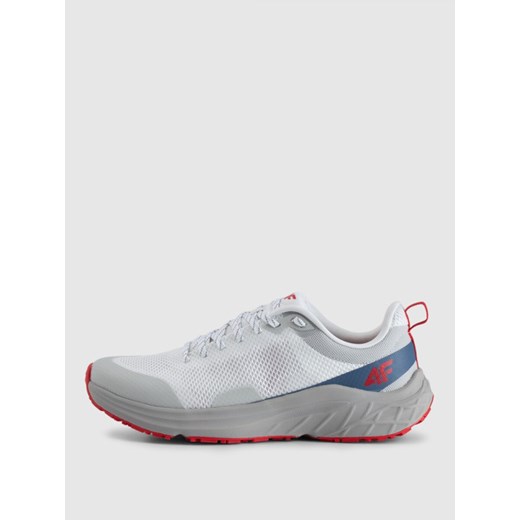 Męskie buty do biegania w terenie Original Trail 4F 4FRSS25FSPOM144 - szare ze sklepu Sportstylestory.com w kategorii Buty sportowe męskie - zdjęcie 184195995