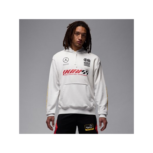Męska bluza z kapturem Dri-FIT Jordan Sport Crossover Quai 54 - Biel ze sklepu Nike poland w kategorii Bluzy męskie - zdjęcie 184196115