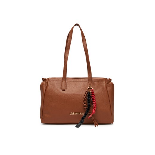 Torebka LOVE MOSCHINO JC4306PP0MK1120A Brązowy ze sklepu eobuwie.pl w kategorii Torby Shopper bag - zdjęcie 184196448