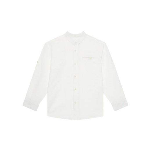 United Colors Of Benetton Koszula 5IPVCQ03T Biały Regular Fit ze sklepu MODIVO w kategorii Koszule chłopięce - zdjęcie 184197059
