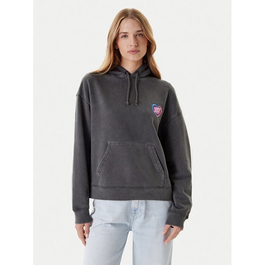 Tommy Jeans Bluza Neon DW0DW20945 Szary Boxy Fit ze sklepu MODIVO w kategorii Bluzy damskie - zdjęcie 184197068