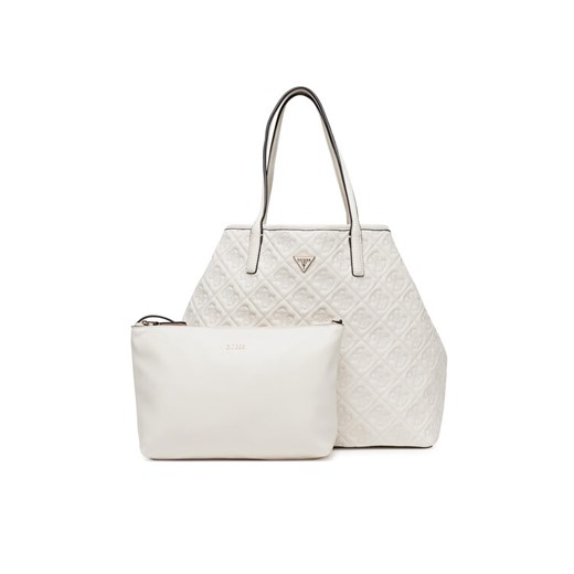 Guess Torebka Adelasia HWQL96 58240 Écru ze sklepu MODIVO w kategorii Torby Shopper bag - zdjęcie 184197085
