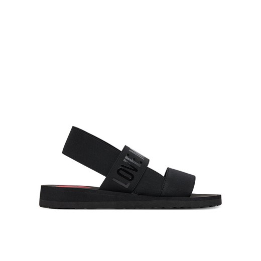 LOVE MOSCHINO Sandały JA16033G0MJN7000 Czarny ze sklepu MODIVO w kategorii Sandały damskie - zdjęcie 184197147