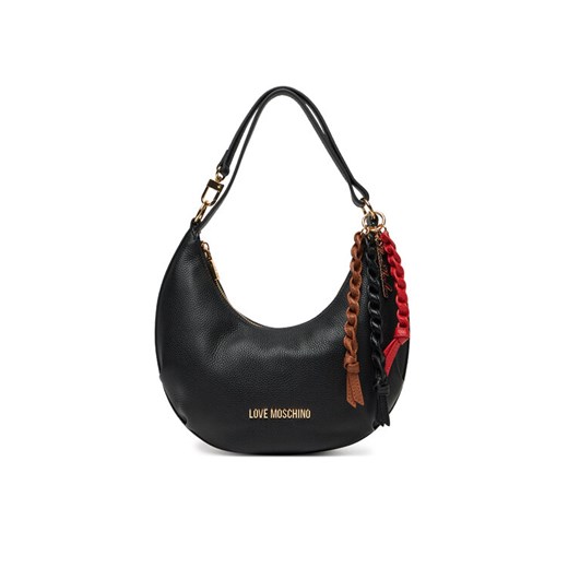 LOVE MOSCHINO Torebka JC4308PP0MK1100A Czarny ze sklepu MODIVO w kategorii Listonoszki - zdjęcie 184197177