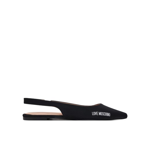 LOVE MOSCHINO Baleriny JA11021G0MIM0000 Czarny ze sklepu MODIVO w kategorii Balerinki - zdjęcie 184197178