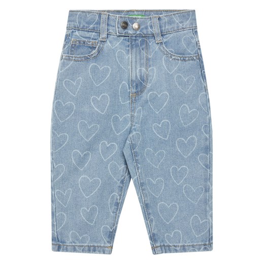 United Colors Of Benetton Jeansy 49DAGE02I Niebieski Regular Fit ze sklepu MODIVO w kategorii Spodenki dziewczęce - zdjęcie 184197188