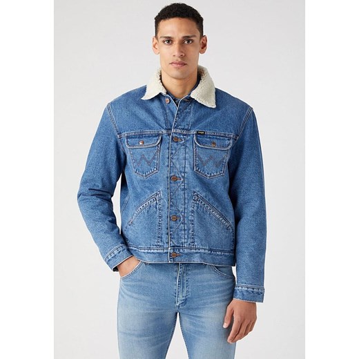 Wrangler Kurtka dżinsowa w kolorze niebieskim Wrangler M Limango Polska okazyjna cena