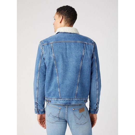 Wrangler Kurtka dżinsowa w kolorze niebieskim Wrangler M okazja Limango Polska