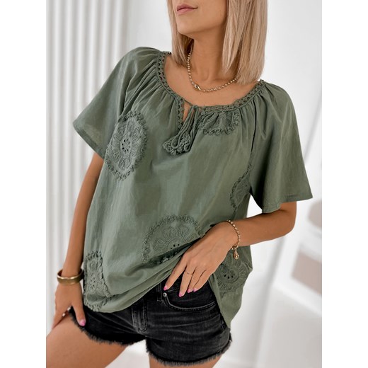 Bluzka damska zielona 