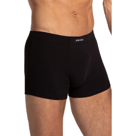 3-pack bawełniane bokserki męskie plus size M-1072SZEX, Kolor granatowo-czarny, Rozmiar 3XL, LAMA ze sklepu Intymna w kategorii Majtki męskie - zdjęcie 184198835