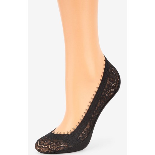 Marilyn 2-pak stopki koronkowe czarne Comfort Lace, Kolor czarny, Rozmiar 35-37, Marilyn ze sklepu Intymna w kategorii Skarpetki damskie - zdjęcie 184198838
