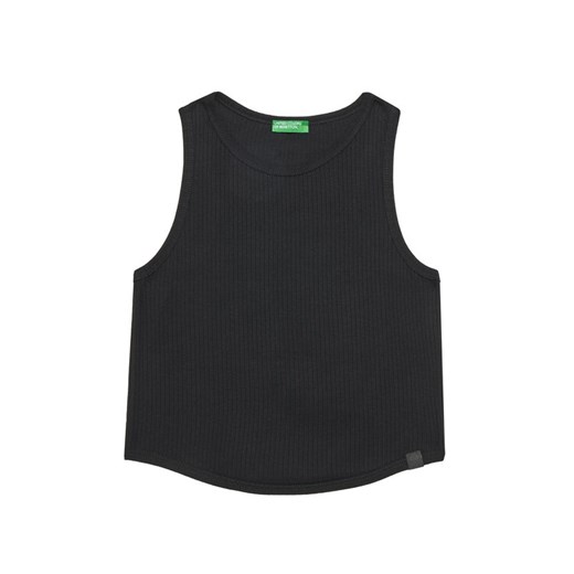 United Colors Of Benetton Top 31H3CH01F Czarny Slim Fit ze sklepu MODIVO w kategorii Bluzki dziewczęce - zdjęcie 184199617