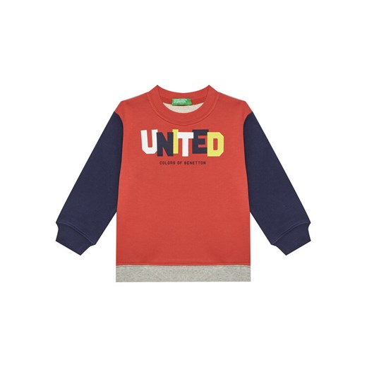 United Colors Of Benetton Bluza 3J70G10HW Kolorowy Regular Fit ze sklepu MODIVO w kategorii Bluzy chłopięce - zdjęcie 184199657