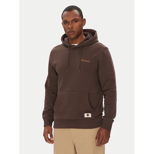 Element Bluza ELYSF00262 Brązowy Regular Fit ze sklepu MODIVO w kategorii Bluzy męskie - zdjęcie 184199666