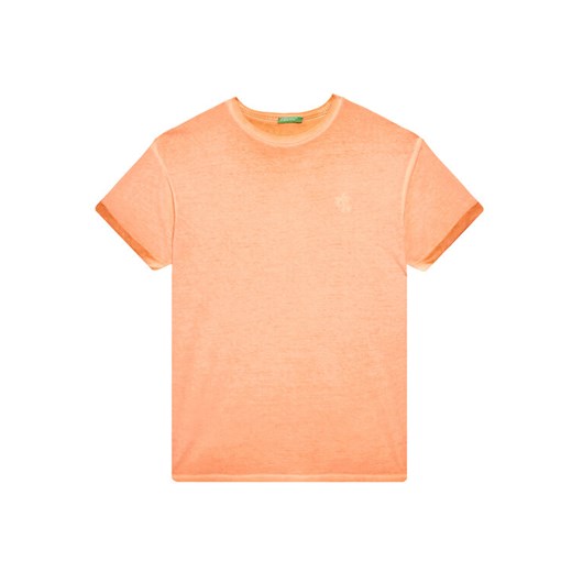 United Colors Of Benetton T-Shirt 3085C10P9 Pomarańczowy Regular Fit ze sklepu MODIVO w kategorii T-shirty chłopięce - zdjęcie 184199667
