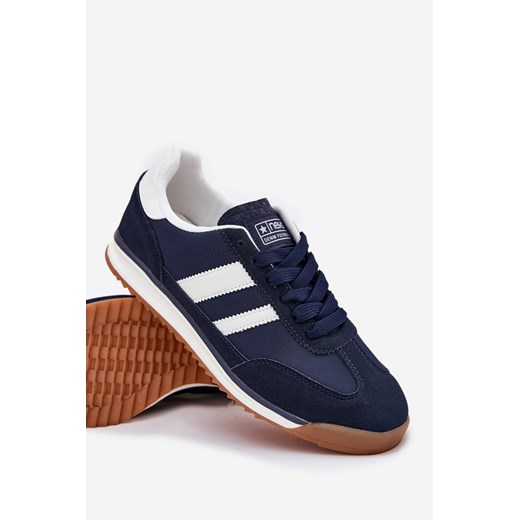 Buty sportowe męskie Evento z zamszu