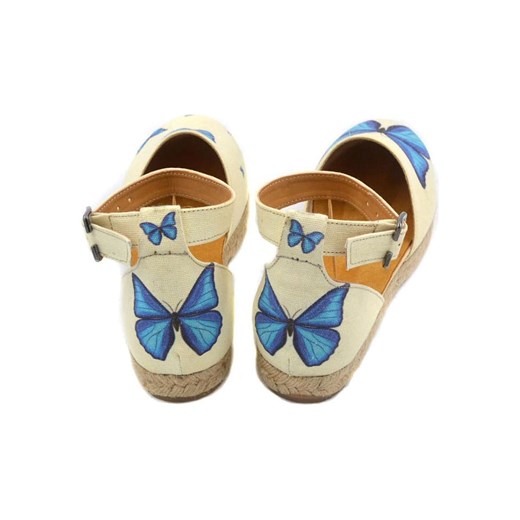 Espadryle damskie Calceo tkaninowe casual