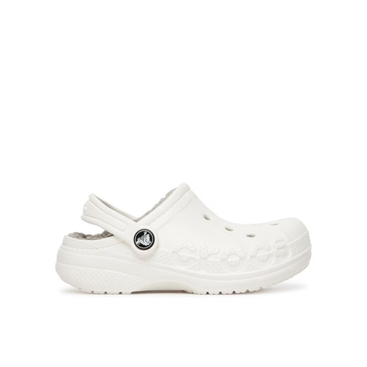 Crocs Klapki C-BAYA LINED CLOG K 207500-11H Biały ze sklepu MODIVO w kategorii Klapki dziecięce - zdjęcie 184201557