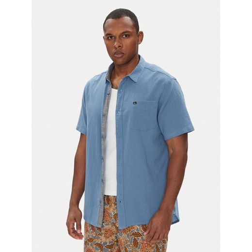 Quiksilver Koszula Time Box EQYWT04622 Niebieski Regular Fit ze sklepu MODIVO w kategorii Koszule męskie - zdjęcie 184201565