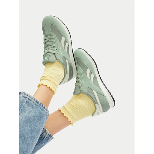 Reebok Sneakersy FIORI AR30309WKCU Zielony ze sklepu MODIVO w kategorii Buty sportowe damskie - zdjęcie 184201806