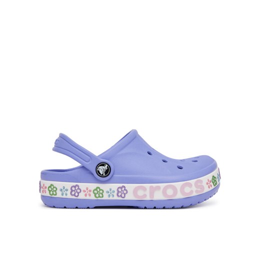 Klapki Crocs C-BAYABAND CLOG K 211302-5PY Fioletowy ze sklepu eobuwie.pl w kategorii Klapki dziecięce - zdjęcie 184203287