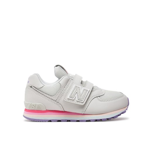 Sneakersy New Balance PV574KII Szary ze sklepu eobuwie.pl w kategorii Buty sportowe dziecięce - zdjęcie 184203647