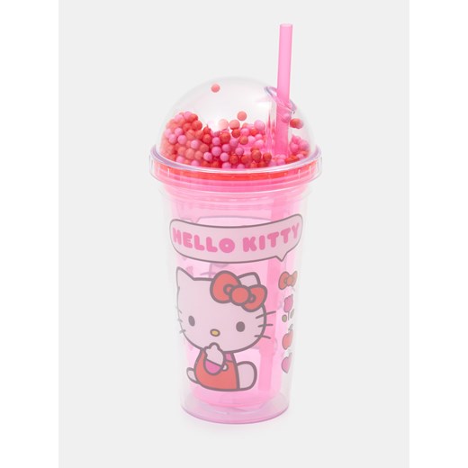 Sinsay - Kubek ze słomką Hello Kitty - wielobarwny Sinsay One Size Sinsay