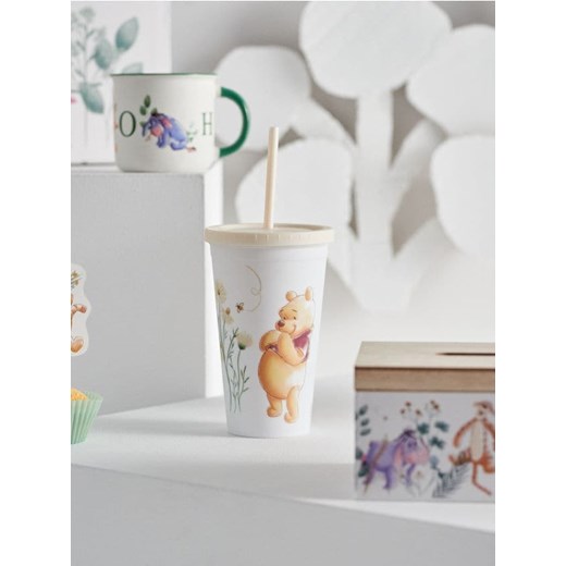Sinsay - Kubek ze słomką Winnie the Pooh - wielobarwny ze sklepu Sinsay w kategorii Kubki - zdjęcie 184203716