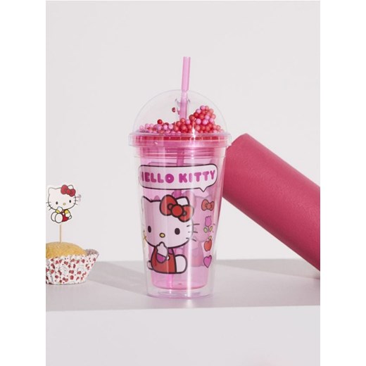 Sinsay - Kubek ze słomką Hello Kitty - wielobarwny ze sklepu Sinsay w kategorii Kubki - zdjęcie 184203718