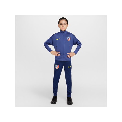 Dzianinowy dres piłkarski dla dużych dzieci Nike Dri-FIT Atlético Madryt Strike - Fiolet ze sklepu Nike poland w kategorii Dresy chłopięce - zdjęcie 184204006