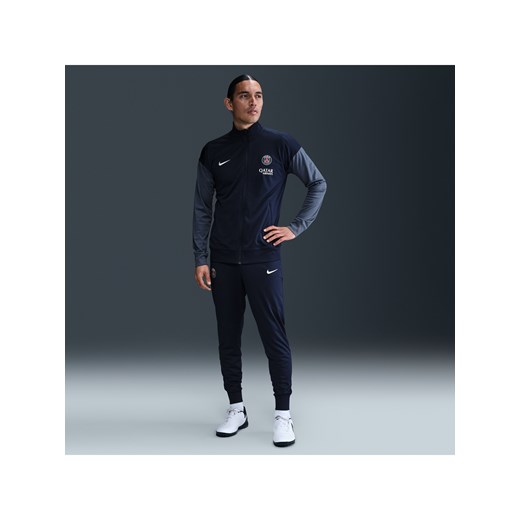 Męski dzianinowy dres piłkarski Paris Saint-Germain Strike Nike Dri-FIT - Niebieski ze sklepu Nike poland w kategorii Dresy męskie - zdjęcie 184204036
