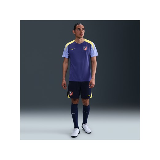 Męskie spodenki piłkarskie z dzianiny Nike Dri-FIT Atlético Madryt Strike - Niebieski ze sklepu Nike poland w kategorii Spodenki męskie - zdjęcie 184204046