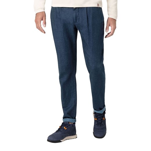 Timezone Spodnie chino &quot;Charly&quot; - Regular fit - w kolorze granatowym ze sklepu Limango Polska w kategorii Spodnie męskie - zdjęcie 184205899