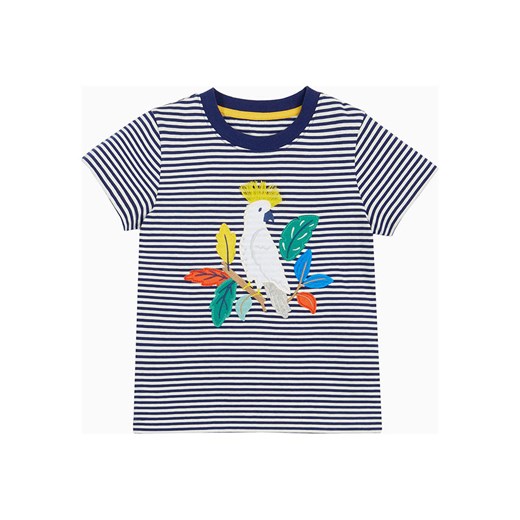 Frugi Koszulka w kolorze granatowo-białym ze sklepu Limango Polska w kategorii Bluzki dziewczęce - zdjęcie 184206026
