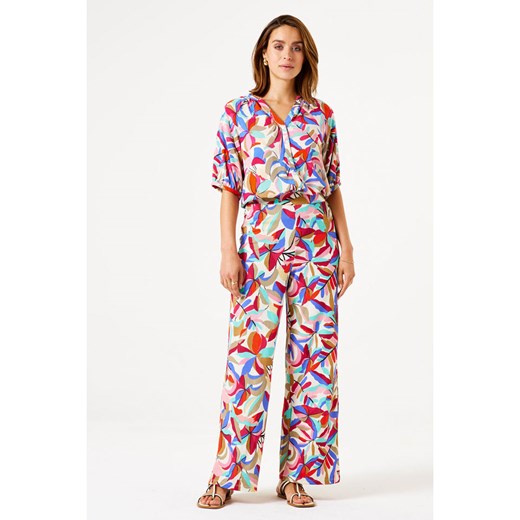 Wielokolorowe spodnie damskie Garcia 