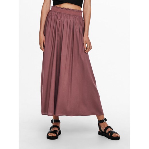 ONLY Spódnica maxi Venedig 15164606 Różowy Regular Fit ze sklepu MODIVO w kategorii Spódnice - zdjęcie 184206715