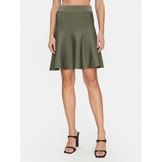 Guess Spódnica mini W5GD0U Z2XY0 Zielony Regular Fit ze sklepu MODIVO w kategorii Spódnice - zdjęcie 184206758
