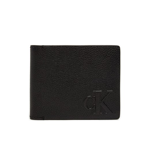 Calvin Klein Portfel męski K50K512594 Czarny ze sklepu MODIVO w kategorii Portfele męskie - zdjęcie 184206786