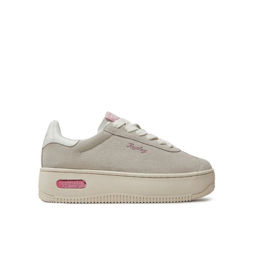 REPLAY Sneakersy Epic High Class Suede GWZ5O.000.C0007L Szary ze sklepu MODIVO w kategorii Buty sportowe damskie - zdjęcie 184206835