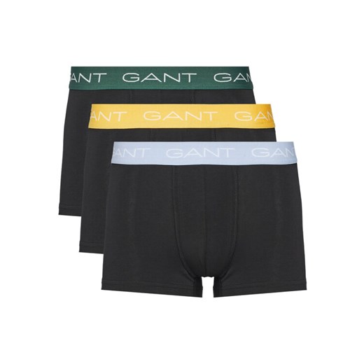 Gant Komplet 3 par bokserek 902513003 Czarny ze sklepu MODIVO w kategorii Majtki męskie - zdjęcie 184206845