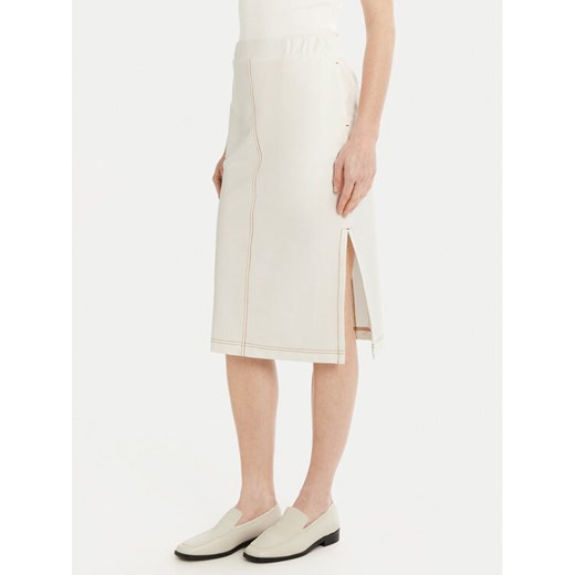 Max Mara Leisure Spódnica midi Otto 2516771017 Biały Regular Fit ze sklepu MODIVO w kategorii Spódnice - zdjęcie 184206848
