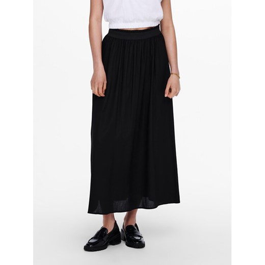 ONLY Spódnica maxi Venedig 15164606 Czarny Regular Fit ze sklepu MODIVO w kategorii Spódnice - zdjęcie 184206869