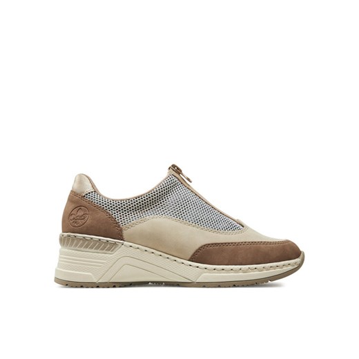 Sneakersy Rieker N4357-60 Beżowy Rieker 41 eobuwie.pl