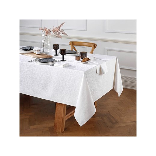 maison héritage PARIS Obrus &quot;Jacquard&quot; w kolorze białym ze sklepu Limango Polska w kategorii Obrusy i bieżniki - zdjęcie 184209106