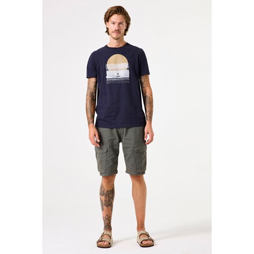 T-shirt męski Garcia z krótkim rękawem 