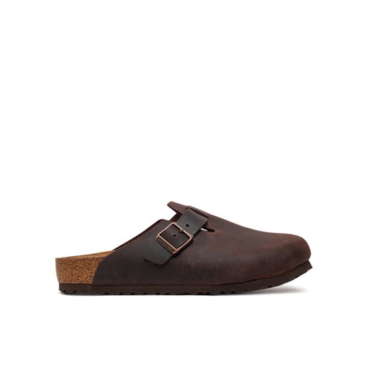 Birkenstock Klapki Boston 159711 Brązowy ze sklepu MODIVO w kategorii Klapki męskie - zdjęcie 184209829