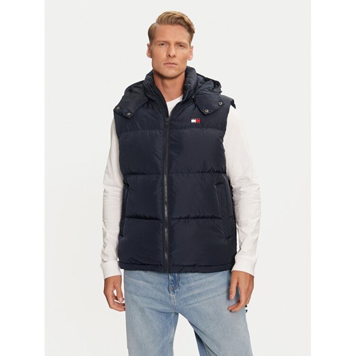 Tommy Jeans Bezrękawnik Alaska DM0DM19538 Granatowy Regular Fit ze sklepu MODIVO w kategorii Kamizelki męskie - zdjęcie 184209836