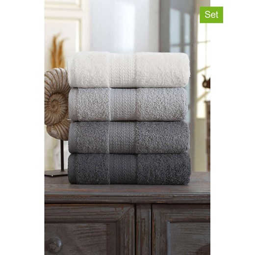 Elizabed Ręczniki (4 szt.) "Rainbow" w kolorze szaro-białym do rąk - id: 17121227 - marki Elizabed - 184210425 Elizabed Ręczniki (4 szt.) "Rainbow" w kolorze szaro-białym do rąk ze sklepu Limango Polska w kategorii Ręczniki - zdjęcie 184210425