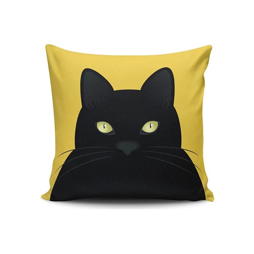 ABERTO DESIGN Poszewka w kolorze czarno-żółtym na poduszkę Aberto Design 43x43 cm promocyjna cena Limango Polska